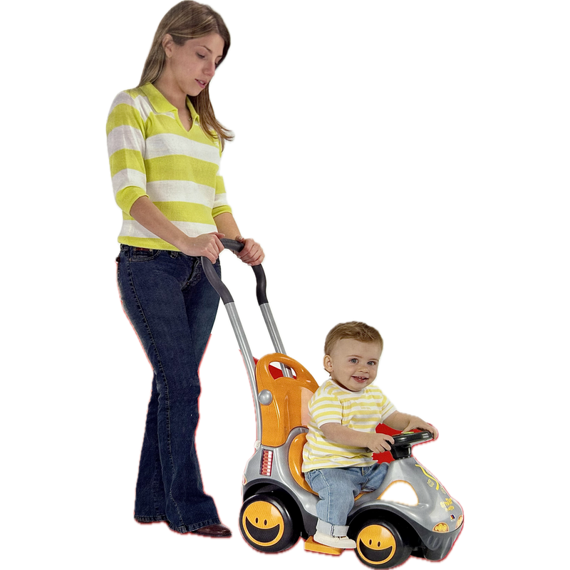 MOLTO Smiler Evolutive Ride On with Handle & Musical Wheel 1+ Years