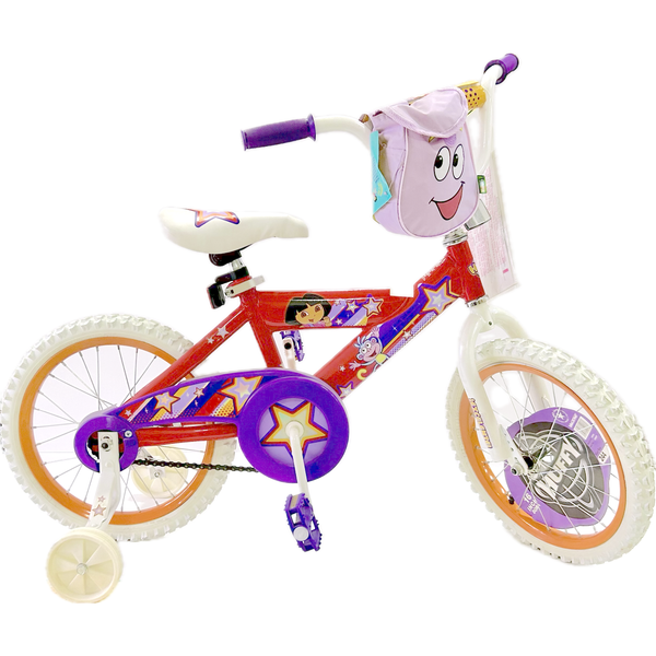 Dora the explorer bike with training wheels on sale