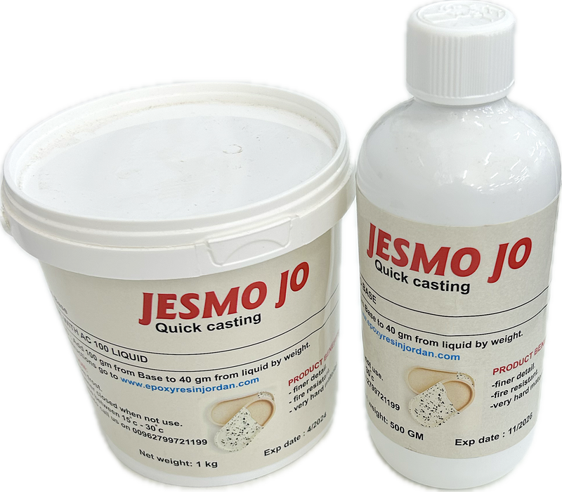 JESMO JO Quick Casting Cement 1Kg + 500g Liquid Hardener - Set