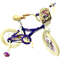 دراجة هوائية بسكليت حجم ١٦ انش تومسا براتز ذهبي و بنفسجي  ٤ - ٥ سنوات