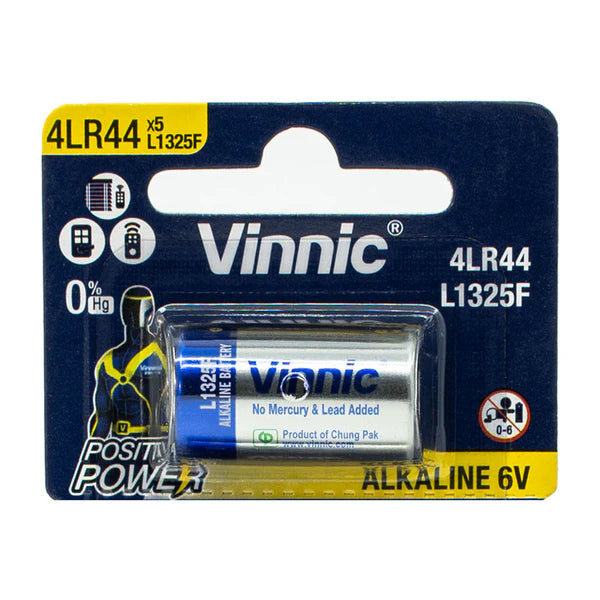 Vinnic 4LR44 / L1325 Alkaline Battery 6 V