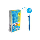 Paper Mate InkJoy 300RT Retractable 1.0mm Ballpoint with Grip Blue - Box of 12