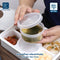 Micron Ware SUPER LOCK Anti-Bacterial 5 Dividers Lunch Box Tupperware with Lid 260x195x65mm
