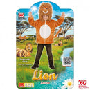 NEW W WIDMANN MILANO Party Fashion Kids Costume Lion Hoodie with Mask