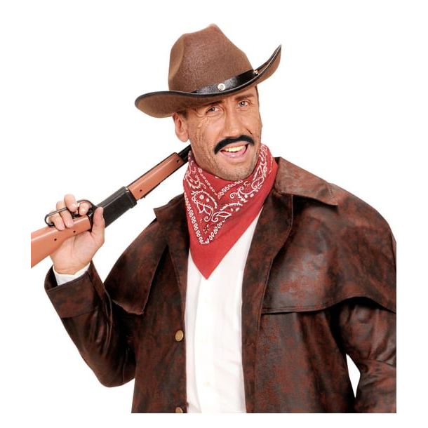 NEW W WIDMANN MILANO Party Fashion Cowboy Moustaches - Set of 6