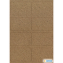 NEW Herma Selphie Brown Kraft Labels - Pack of 4 Sheets
