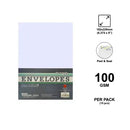 CampAp Peel & Seal 100g White Envelopes  - Pack of 10