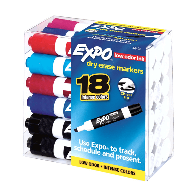 Expo White Board Markers - Box of 18
