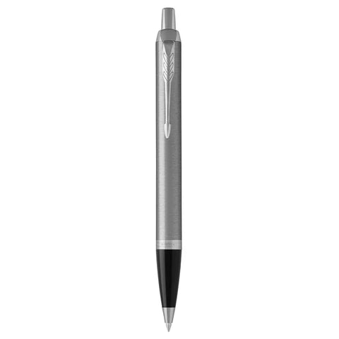 NEW Parker IM DUO Silver Steel CT Fountain Pen + Ballpoint Pen in a Gift Box