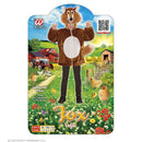 NEW W WIDMANN MILANO Party Fashion Kids Costume Fox Hoodie with Mask