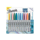 NEW Sharpie Mystic Gems Fine Permanent Markers Assorted Colours - Pack of 12