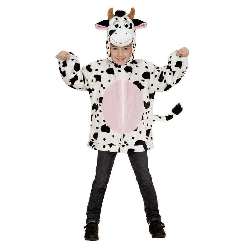 NEW W WIDMANN MILANO Party Fashion Kids Costume Cow Hoodie with Mask