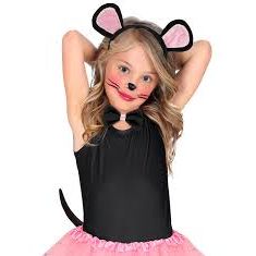 NEW W WIDMANN MILANO Party Fashion Kids Costume Mouse Kit NEW W WIDMANN MILANO Party Fashion Kids Costume Mouse Kit