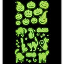 NEW W WIDMANN MILANO Party Fashion Glow in the Dark Halloween Stickers - 2 Sheets