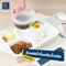 Micron Ware SUPER LOCK Anti-Bacterial 5 Dividers Lunch Box Tupperware with Lid 260x195x65mm