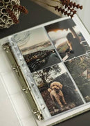 NEW Herma Photo Binder White 10x15cm Pockets 4/Sheet - Pack of 10 Sheets