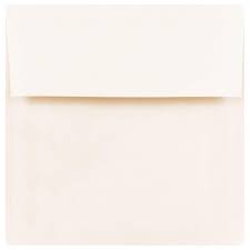 George Square Invitation Envelopes 140x140 mm Ivory - Pack of 25