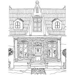 Dreamland Publications Countryside Adult Coloring Book - 30 Sheets