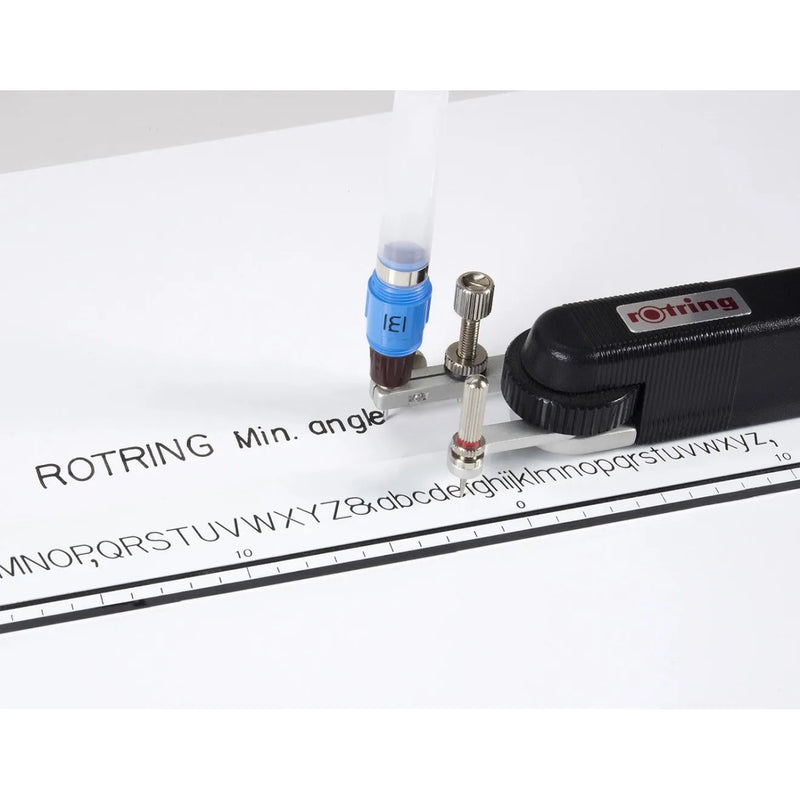 Vintage Rotring Controlled Lettering System Device & Set of 4 Rulers ...