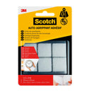 NEW 3M Scotch Extreme Strong Transparent 22x22mm Velcro Squares Fasteners up to 1.5Kg - Pack of 12 Pairs