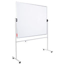 NEW ROCADA ECO-LINE Revolving Mobile Whiteboard Stand with Wheels  (Use with Aluminium Framed Boards 120 to 200cm Width) - Grey
