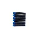 Parker Quink Mini Washable Blue Fountain Pen Ink Refills - Pack of 6