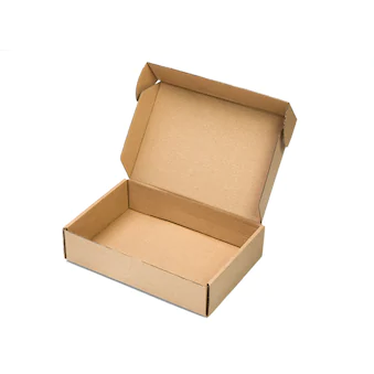 Packaging & Shipping Kraft Box with Attached Lid Brown - 30x40x9cm