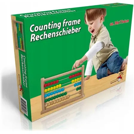 معداد حساب خرز خشبي ٢٦×١٧×٤ سم معداد حساب خرز خشبي ٢٦×١٧×٤ سم