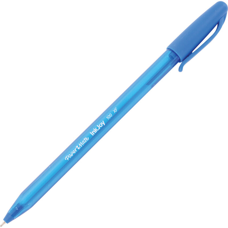 Paper Mate InkJoy 100 Capped Extra Fine 0.5mm Ball Pen Blue