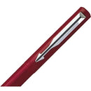 Parker Standard Vector Chrome Trim Fountain Pen - Red