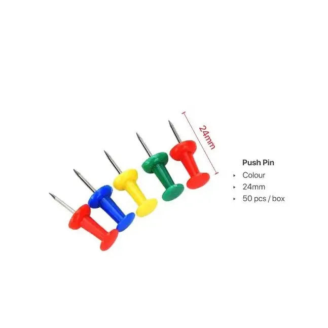 DL Office Push Pins - Pack of 40 DL Office Push Pins - Pack of 40