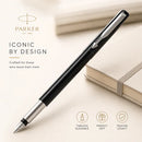 Parker Vector Standard Fountain & Ballpoint Pen Set - Black