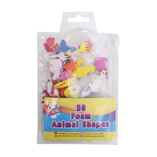 NEW Tallon Eva Foam Animal Shapes with Sticky Back - Pack of 50