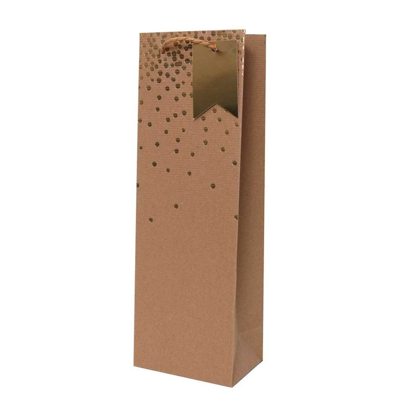 NEW Tallon Bottle Gift Bag with Handle & Tag 12x36x9cm