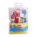 NEW Tallon Eva Foam Geometric Shapes with Sticky Back - Pack of 100