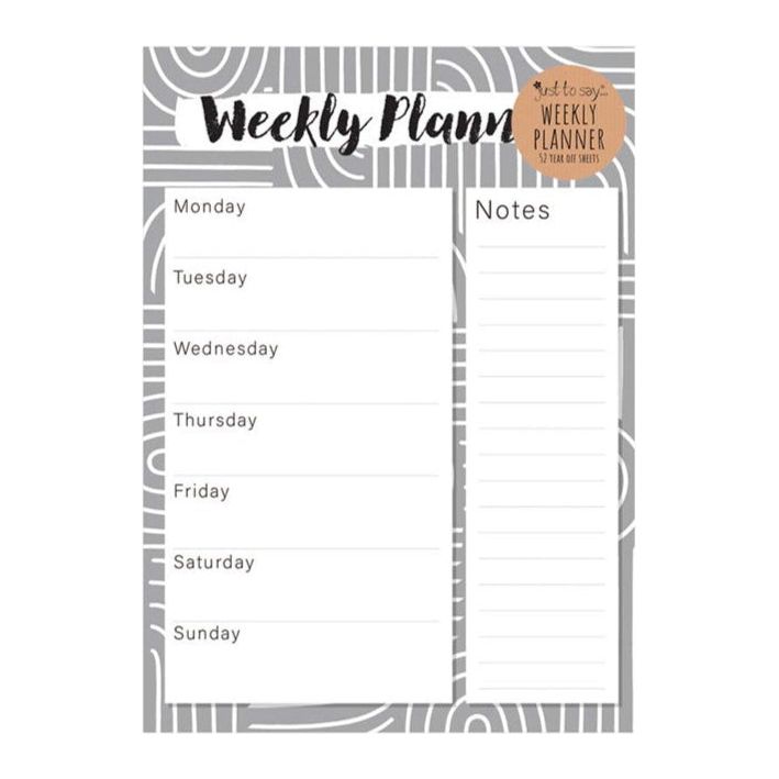 NEW Tallon Weekly Planner 28x20cm Tear-Off Sheets - 52 Sheets NEW Tallon Weekly Planner 28x20cm Tear-Off Sheets - 52 Sheets