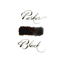 Parker Quink Mini Black Fountain Pen Ink Refills - Pack of 6