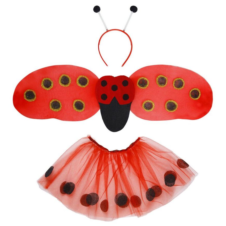 NEW W WIDMANN MILANO Party Fashion Kids Costume Ladybug Kit NEW W WIDMANN MILANO Party Fashion Kids Costume Ladybug Kit
