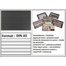 NEW Lindner Stamps Approval Cards with 5 Strips & Protective Flap Format 148x210mm - Pack of 10