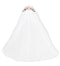 NEW W WIDMANN MILANO Party Fashion Wedding Veil Tiara with Roses & Diamonds