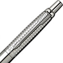 قلم حبر جاف باركر جوتر بريميم ستينلس ستيل لامع مزخرف مسكة كروم
