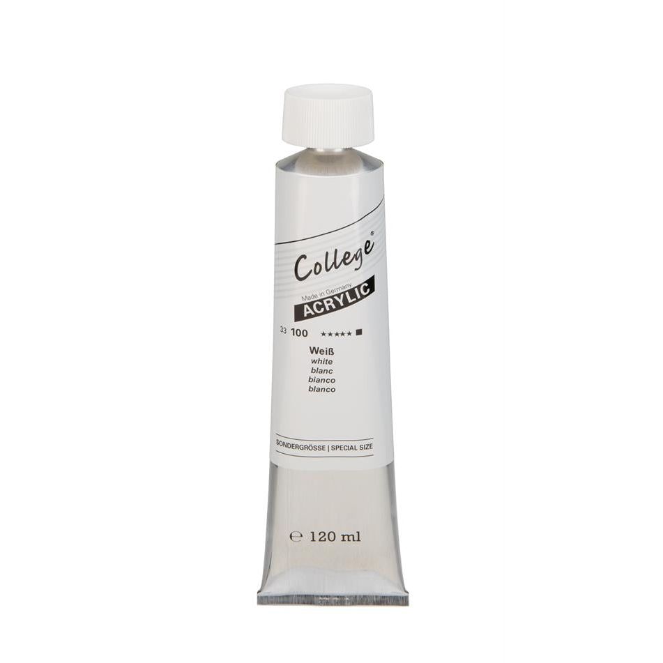 Schmincke College Fine Artists's Acrylic Colours 120 ml - White Schmincke College Fine Artists's Acrylic Colours 120 ml - White