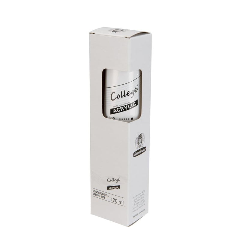 NEW Schmincke College Fine Artists's Acrylic Colours 120 ml - White
