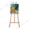 Sinoart Lyre Artist Studio H-Frame Adjustable Display Wood Easel 83x65x162cm