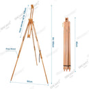 Sinoart Artist Sketch Folding Portable Wood Tripod Easel 92x84x185cm