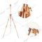 Sinoart Artist Sketch Folding Portable Wood Tripod Easel 92x84x185cm