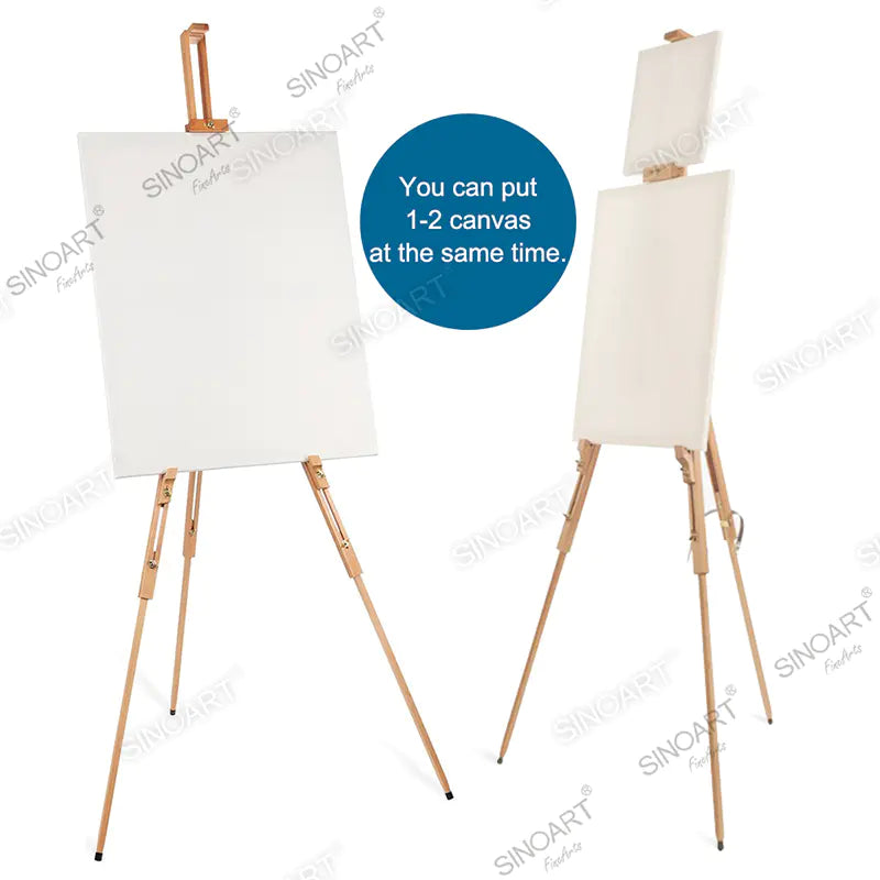 Sinoart Artist Sketch Folding Portable Wood Tripod Easel 92x84x185cm