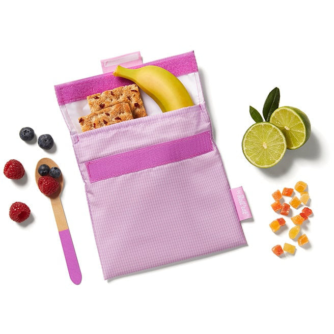 Roll'Eat - Boc'n'Roll Tiles | Borsa Porta Panini, Sacchetto Riutilizzabile ed Ecologico senza BPA, Rosa Roll'Eat - Boc'n'Roll Tiles | Borsa Porta Panini, Sacchetto Riutilizzabile ed Ecologico senza BPA, Rosa