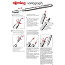 Rotring Variograph Refilling Ink Blue 12ml - Vintage