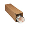 Brown Kraft Corrugated Mailing Tubes for Shipping, Packing, Moving and Storage
